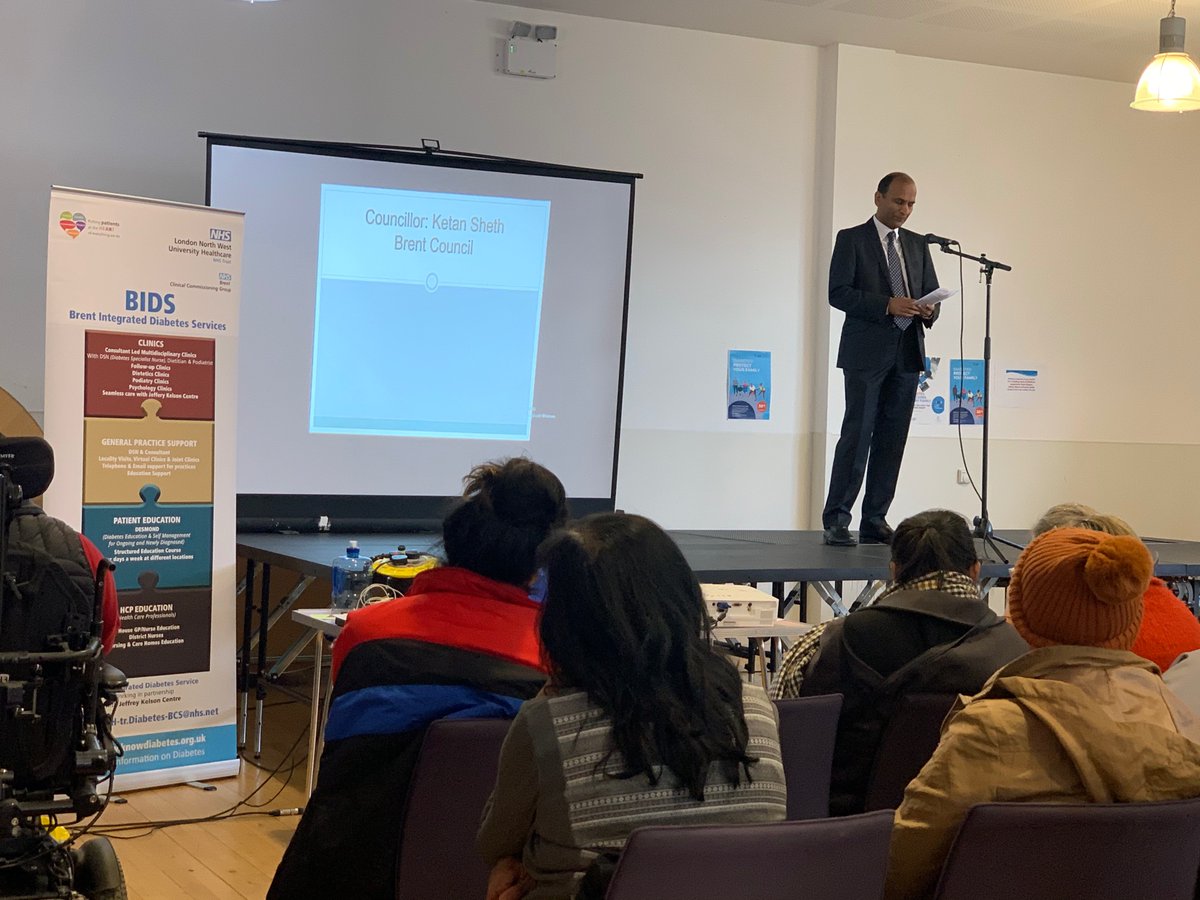 BrentDiabetes's tweet photo. @ketansheth3 speaking at the #WDD2019 @BrentDiabetes event. @WDD @DiabetesUK @LNWH_NHS https://t.co/50ZWIR8Rk9