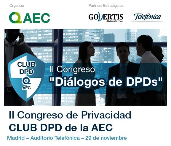 Si quieres conocer la visión y experiencia de un #DPD de referencia como <a href="/verdu_benavent/">JORDI VERDU BENAVENT</a>, del <a href="/AjuntamentVLC/">Ajuntament València</a>, no te puedes perder el II Congreso del Club DPD el 29/11 🗓️. Información e inscripción en ⏬aec.es/eventos/evento…