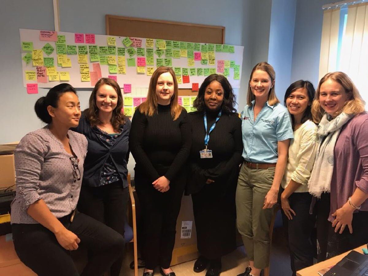 Fantastic to see the Bowley Close wheelchair service <a href="/GSTTnhs/">Guy's and St Thomas'</a> getting started on the #QIBundle with step 1: prioritisation.  Great stuff!