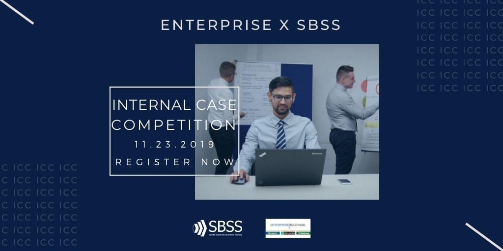 REMINDER: Registration for the Internal Case Competition is still open! Register your teams of 3 in either the Junior or Senior division and get ready to get cracking! forms.gle/Ztcx7ppAxsej7u…
--
If cracking a case isn't for you, register here to volunteer! forms.gle/Aq3xoHNXqPH2Bm…
