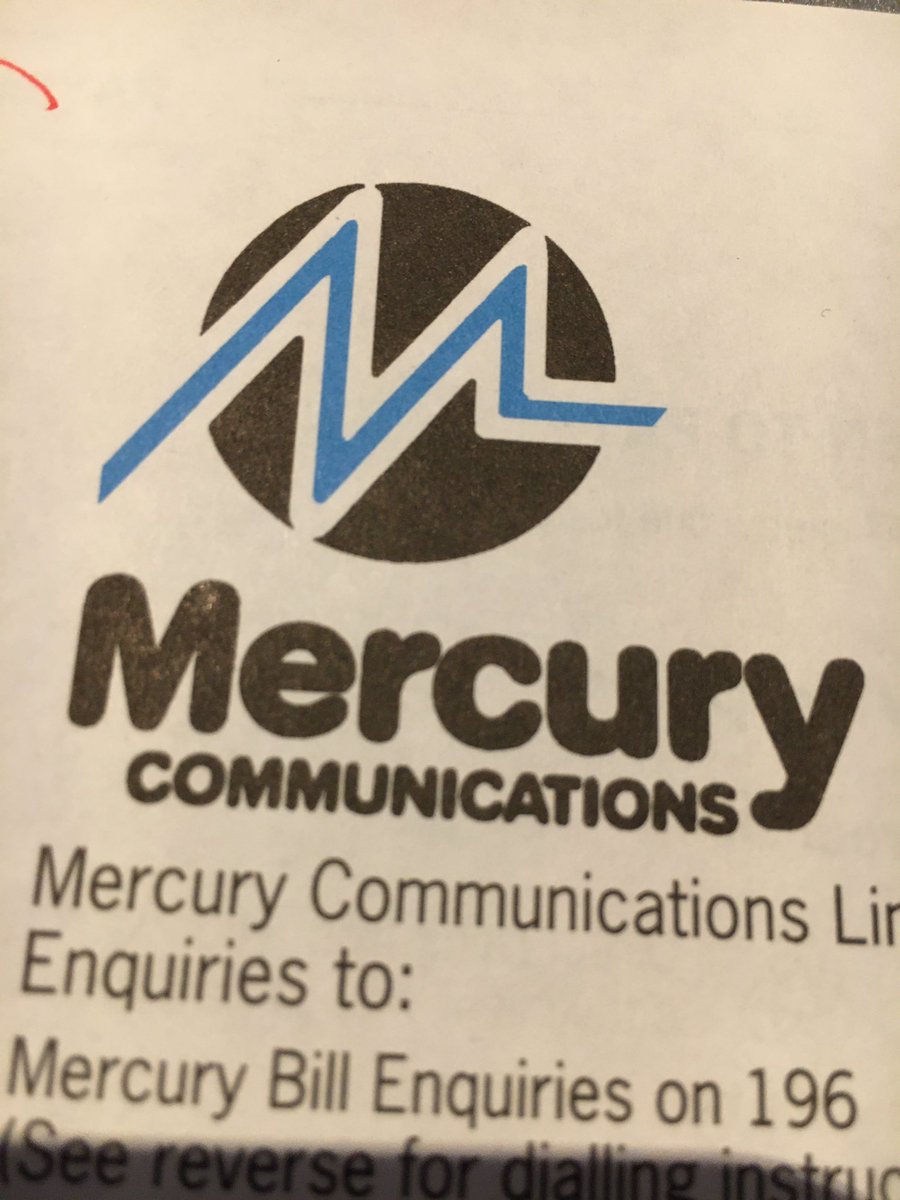 We’re having a clear out of old paperwork and found this 1992 phone bill from #mercury - remember them?! <a href="/MercuryPrize/">Mercury Prize</a> <a href="/absoluteradio/">Absolute Radio</a> #1990s #retrocompanies