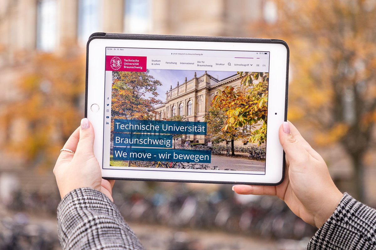 tuBraunschweig's tweet photo. Nur noch 6 Tage bis zum #Webrelaunch! 🤩Bis dahin stellen wir die neue #Webseite der #tubraunschweig vor und berichten über die neuen Funktionen ➡️ https://t.co/tVMay9LAFa https://t.co/sPMD1K8Bns