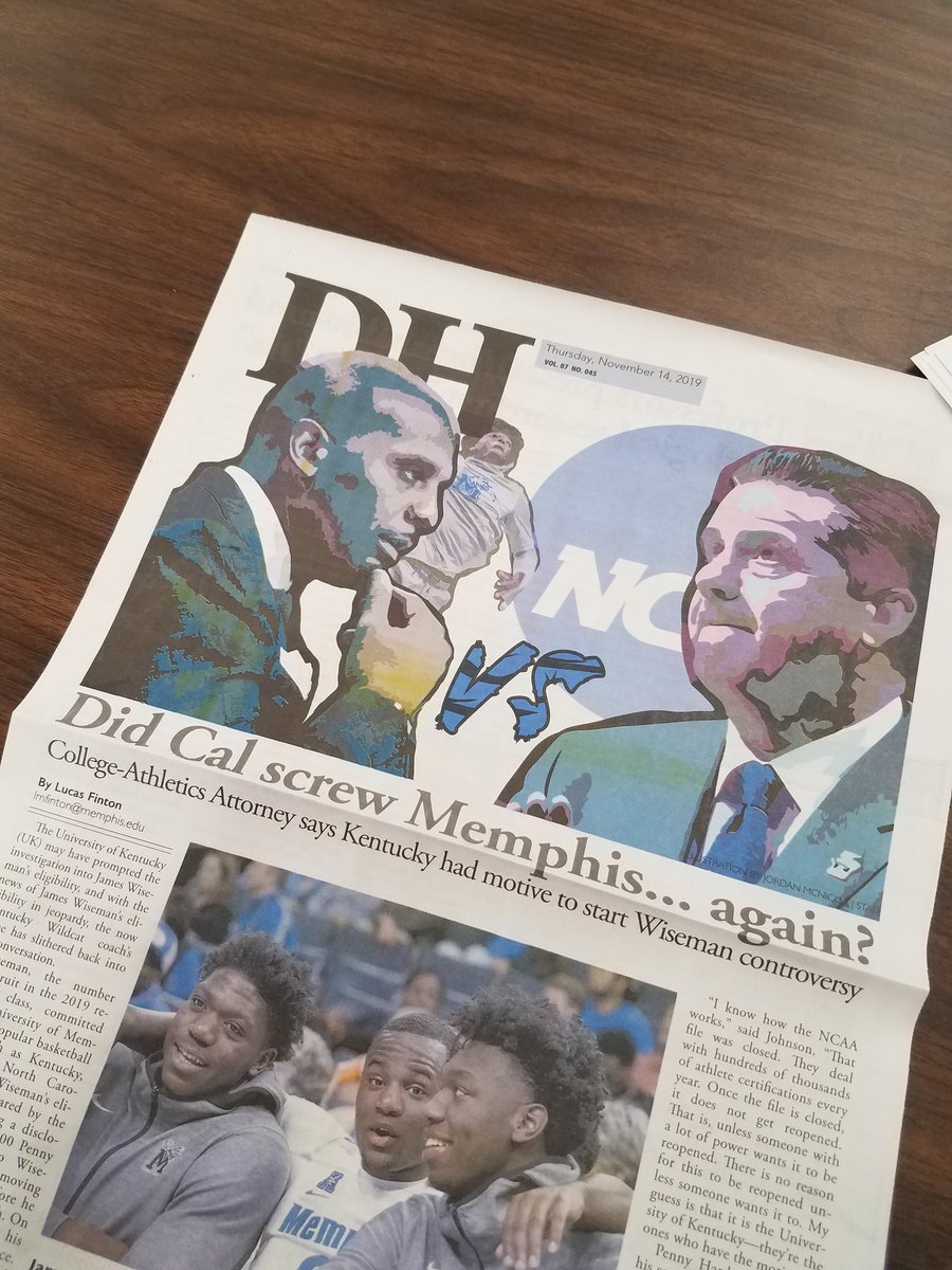 Check out the paper today! Online story at 1:30 p.m.