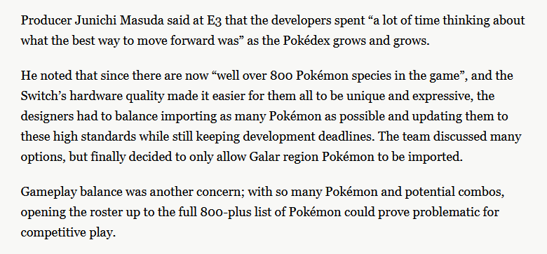 This piece right here, which I sadly don't remember the original source of, is what became the source for attacking Game Freak over reused animations.