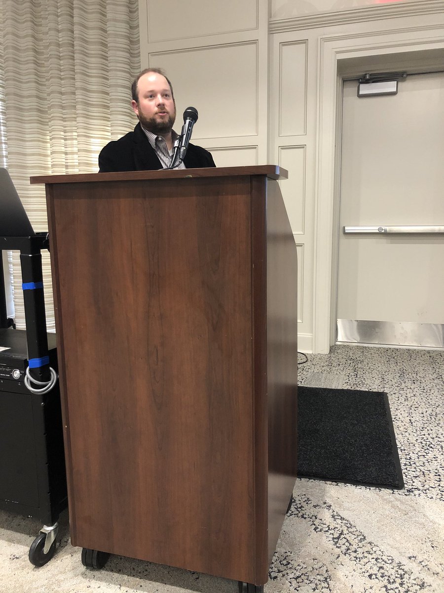 miamiuit's tweet photo. @davidseidl And Jeff Triplett (@triplejl) gave us a great overview of how IT Services supports the Center’s goals. #newee #Myaamia https://t.co/hqLxJnx6Xc