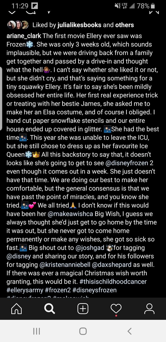SaveWildBees's tweet photo. Dear @disney, @kristenbell &amp; @daxshepard, my friend's beautiful little girl Ellery is having a tough time. I'm sharing their msg on twitter to amplify. 💔�� https://t.co/dsY9YUuXKW