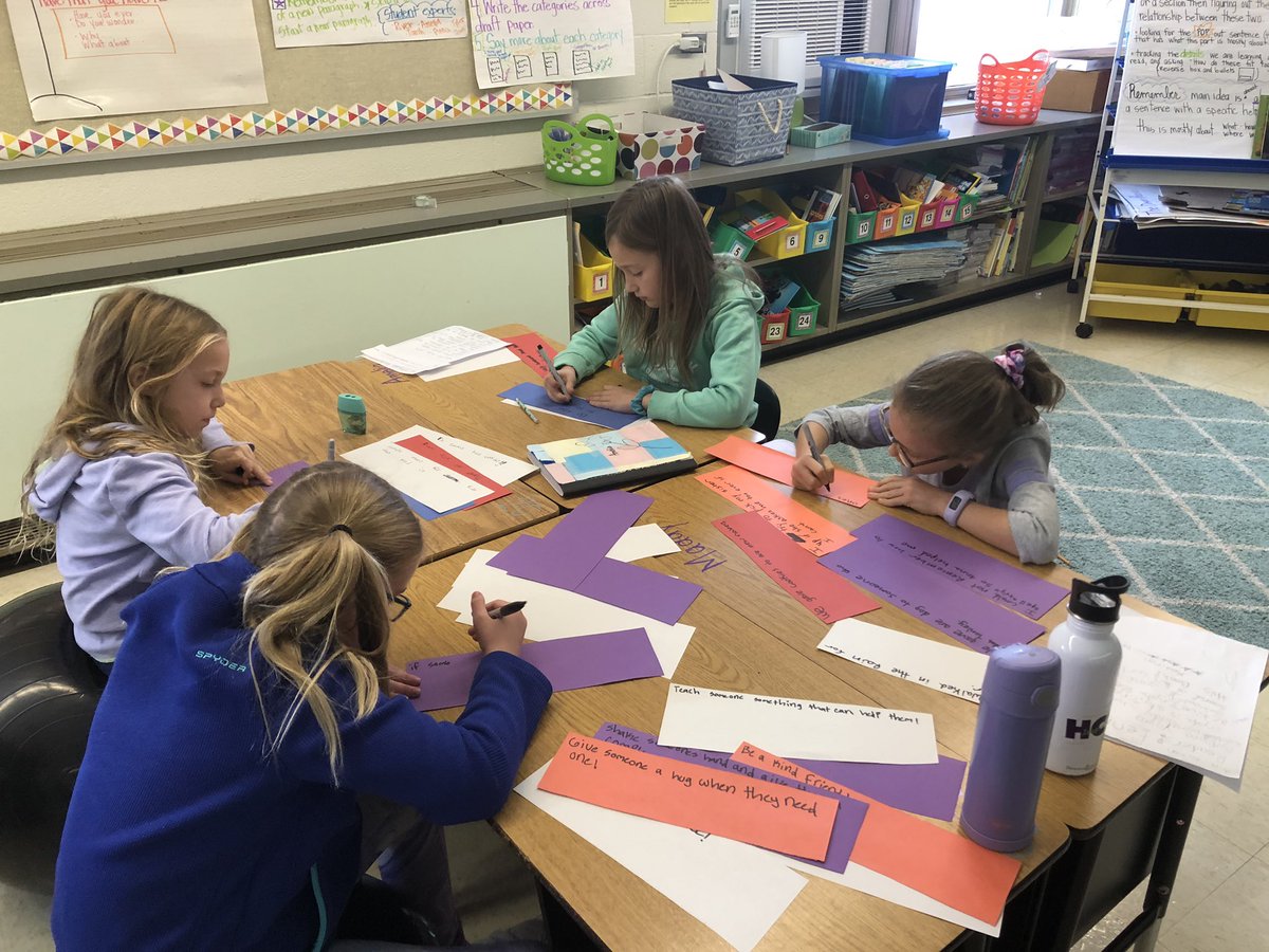 mrshippsroom's tweet photo. We are extending #NationalKindnessDay today! We watched Mr. Roger’s and are building a kindness chain with different kindness acts in our lives! #spreadkindnessdaily #McDpride @WandersEmily https://t.co/A5rCY3feEK