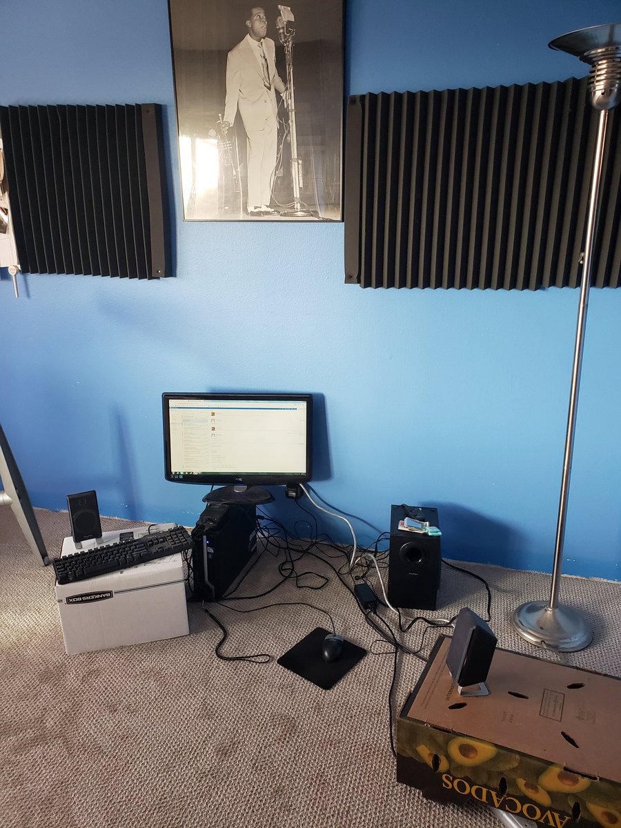 Current Home Studio Situation #newcarpet #loweringthebaronproduction