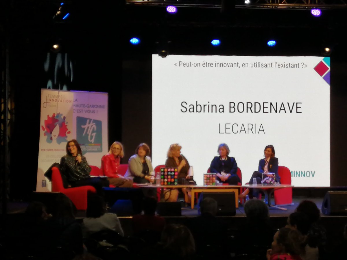 "Pour innover il faut suivre son instinct !" pour résumer cette troisième table ronde. #FEMINNOV