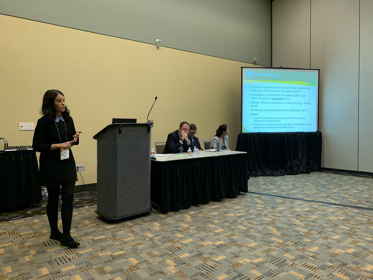 Shane Tilton, PhD (@silnan) on Twitter photo In last presentation of the session, <a href="/JanelleApple/">Janelle Applequist</a> is presenting āAn Analysis of Rewards Present in Broadcast Direct-to-Consumer Prescription Drug Advertising.ā <a href="/ElizabethAHintz/">Elizabeth A. Hintz</a> <a href="/USFComDept/">USF Department of Communication</a> In last presentation of the session, <a href="/JanelleApple/">Janelle Applequist</a> is presenting āAn Analysis of Rewards Present in Broadcast Direct-to-Consumer Prescription Drug Advertising.ā <a href="/ElizabethAHintz/">Elizabeth A. Hintz</a> <a href="/USFComDept/">USF Department of Communication</a>