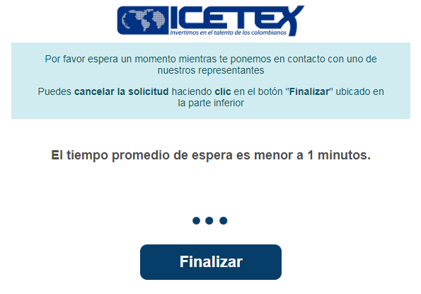 aneraka's tweet photo. @ICETEX como miden este tiempo, por que llevo mas de una hora esperando https://t.co/khezPLklQx