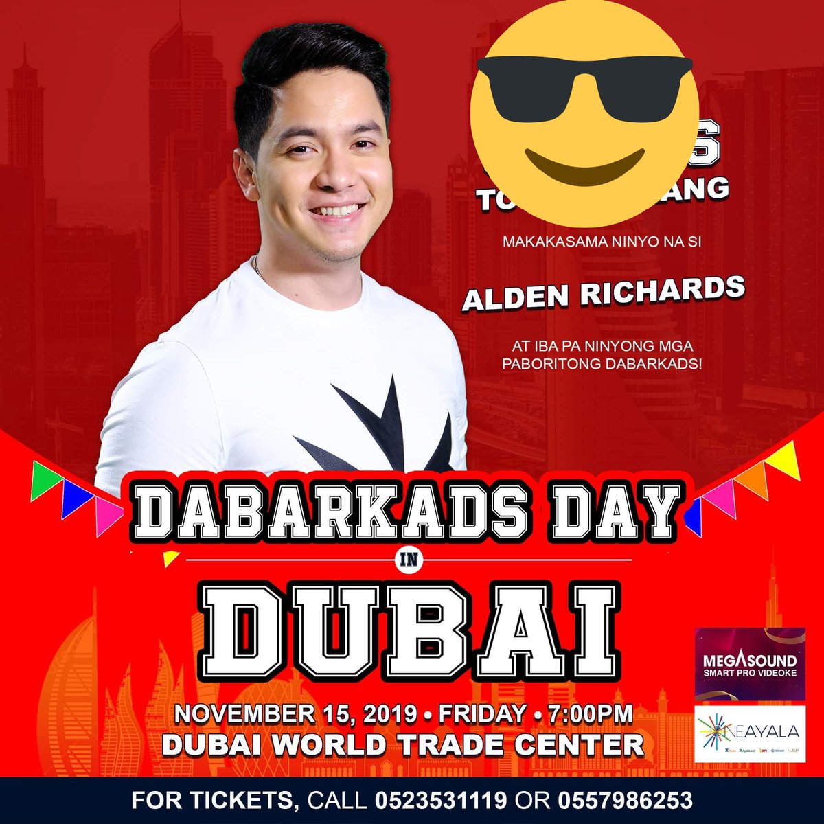 cutenessavie's tweet photo. ALDEN RICHARDS Even today (November 15, 2019)
EB event - 7pm
The Gift - 8:35pm
Ready na ba ang mga Ethanatics at A fans sa Dubai?
Dabarkads Day at Dubai World Trade Center at 7pm
After EB event. Magazine Shoot.
#AldenRichards #TheGiftTruth https://t.co/b6nFWonfdF