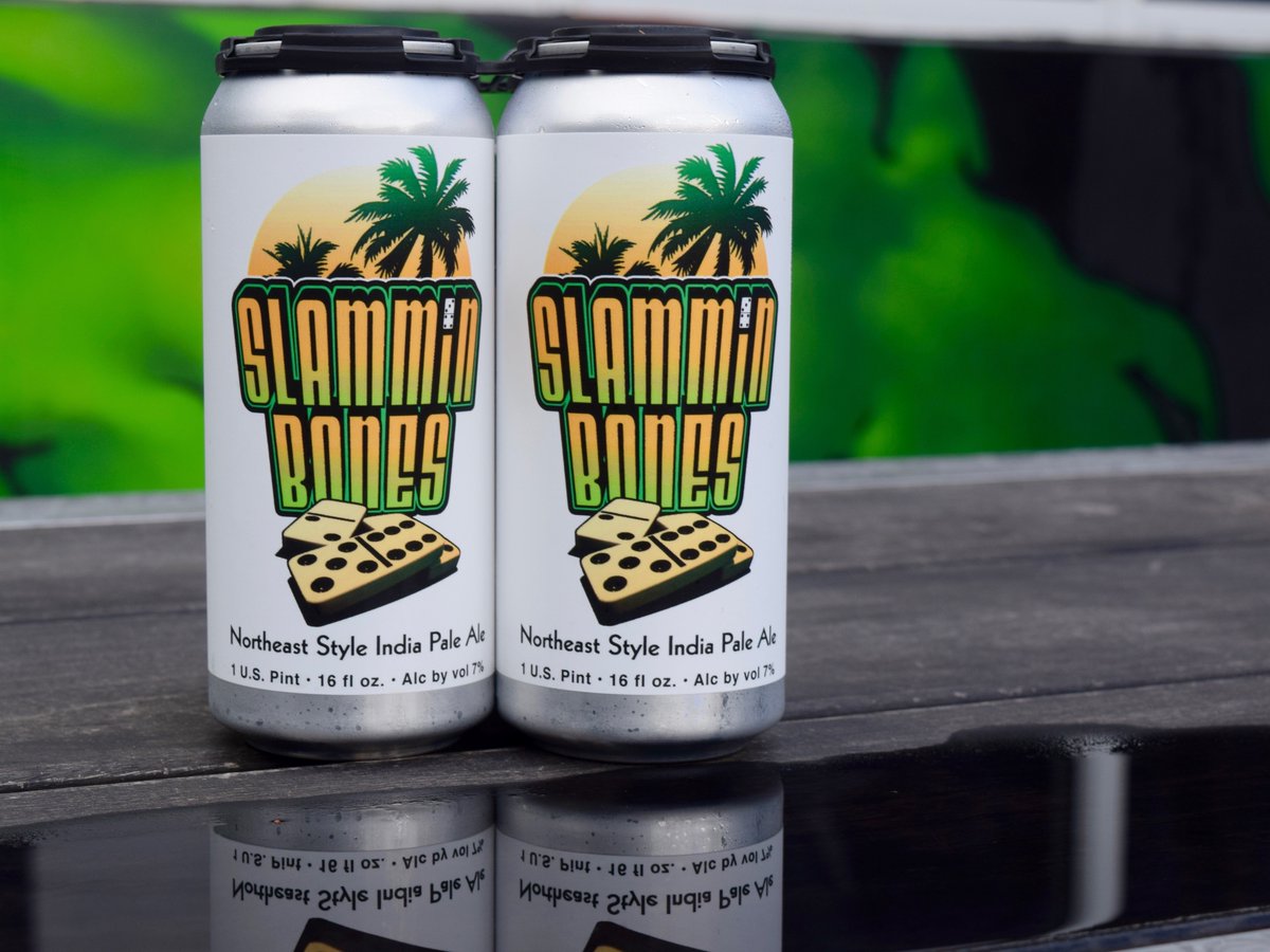 jwakefieldbeer's tweet photo. Package Alert! Dropping today #SlamminBones (6.5% ABV) Northeast style IPA brewed for our friends at
@uBs4Life. Ciara & Columbus hops w/ wheat & oats create a smooth & juicy ale. 4 packs of 16oz cans. $20. Limped supply. #madeindade #thethirstisreal #drinklocal #JWBtogo https://t.co/MjIEiJRzSJ