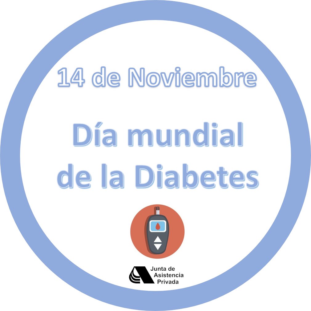 Día mundial de la Diabetes, hagamos conciencia, cuidemos nuestra salud.