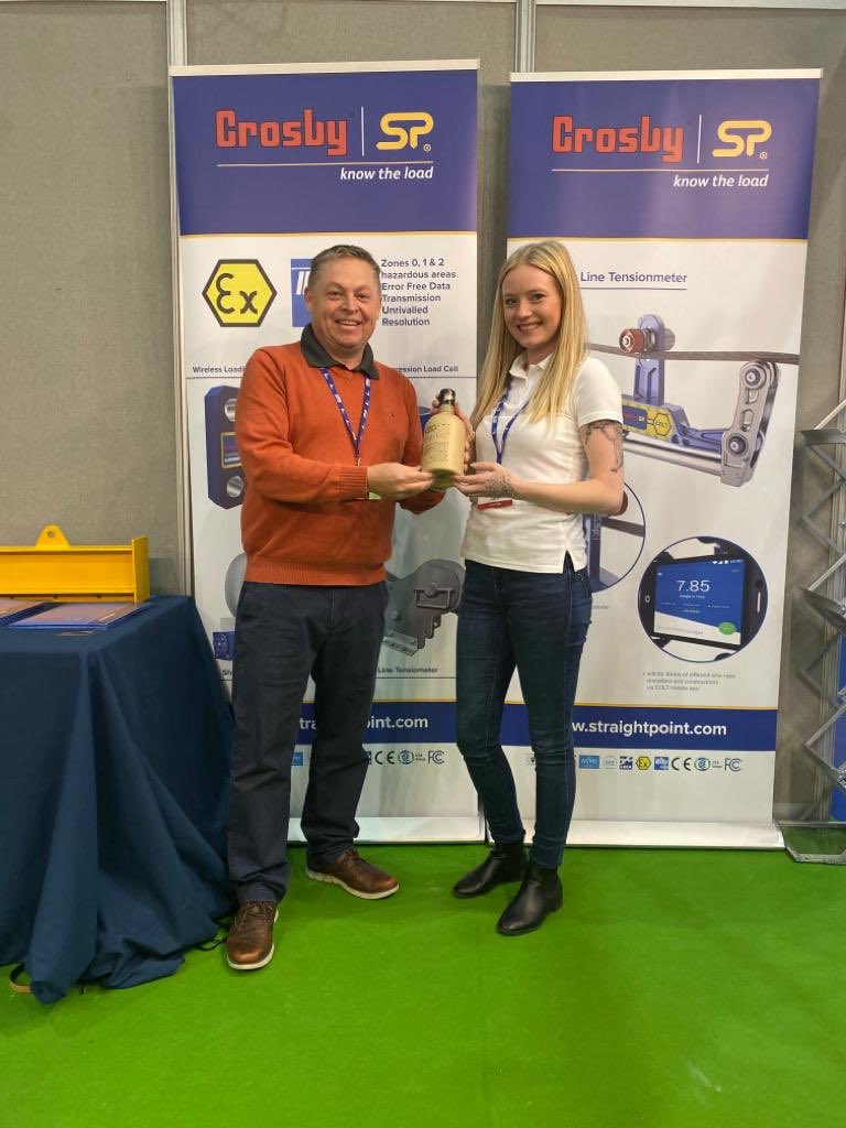 loadcell's tweet photo. Congratulations, Rachel Morgan, who recorded the highest score (22kg) in the #loadcell pull test ladies’ category here at #LiftEx2019. #knowtheload #belowthehook #MrLoadlink https://t.co/6oEvp1U1ti