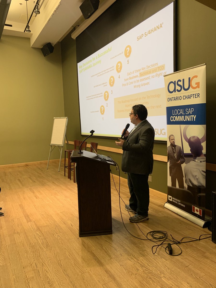 PRASHANTMJ's tweet image. ⁦@ASUG_Ontario⁩ Nov 2019 chapter meeting #city of Toronto s4hana journey presentation