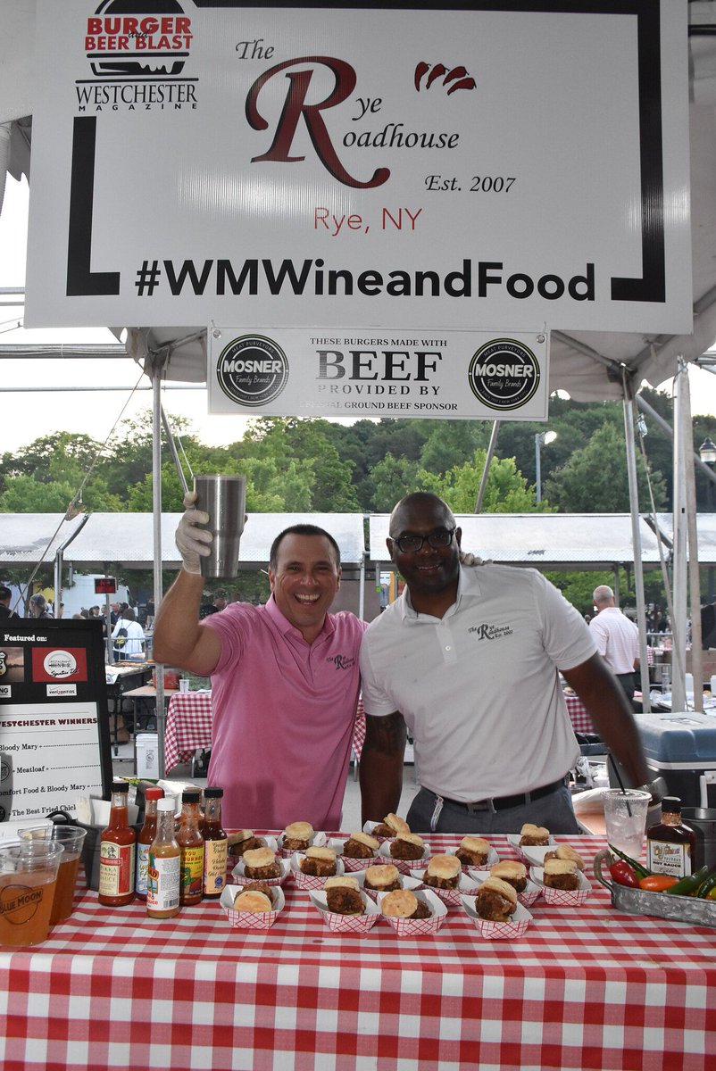 #TBT to this year's Burger &amp; Beer Blast and these delicious chicken fried burgers from The Rye Roadhouse! Check out all the pictures from this year's event at bit.ly/2NZtltE and start counting down the days until the 2020 Burger &amp; Beer Blast on June 11th! #wmwineandfood