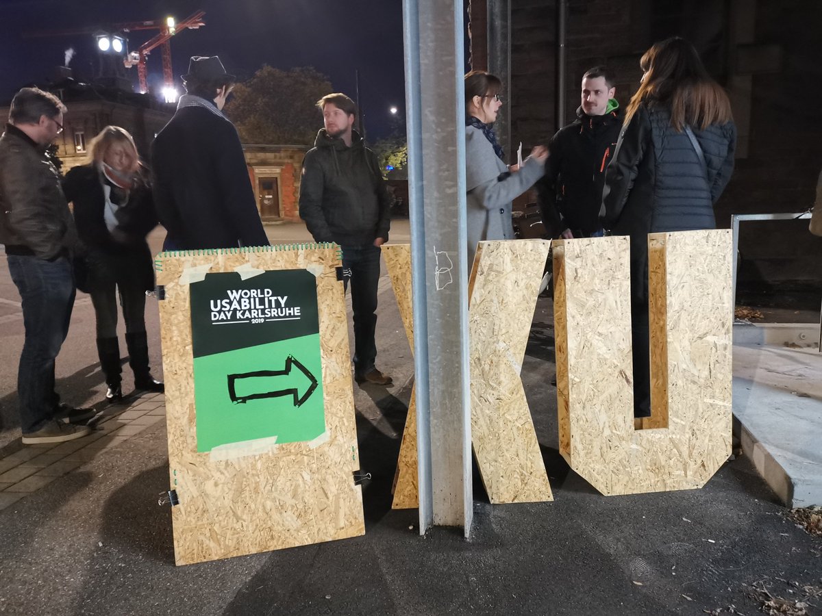 Wir sind heute beim #WUD2019 in Karlsruhe und sind gespannt was <a href="/UsertimesHQ/">Usertimes</a> und <a href="/exxeta/">EXXETA AG</a> auf die Beine gestellt haben ☺️