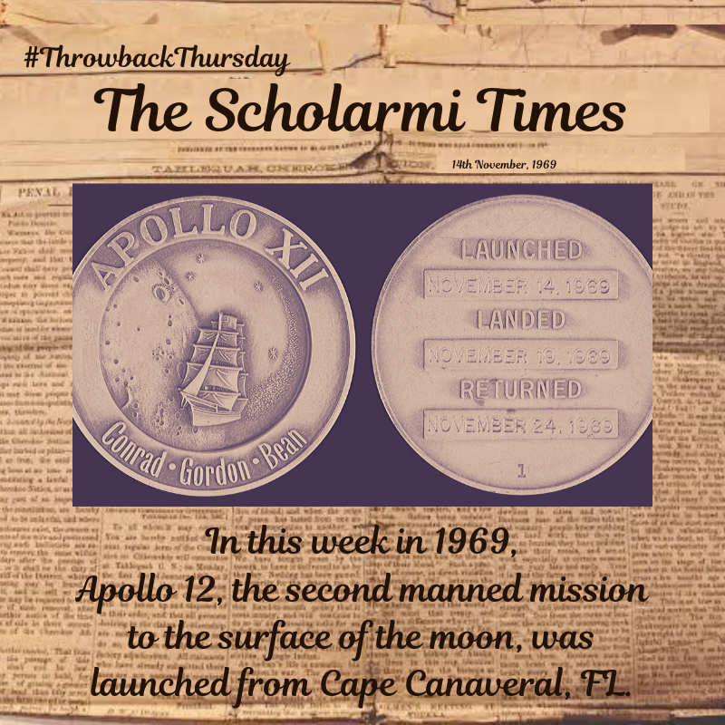scholarmi's tweet photo. #throwbackthursday #throwback #onthisday #duringthisweek #thursday #trivia #facts #history #historyfacts #photooftheday #scholarmi #Scholarmitimes #science #technology #innovation #inspiration #mouse #UnitedNations #UNESCO #NASA #Apollo12 #USA #space #moon #TBT #TBThursday https://t.co/SsyRocVgxq