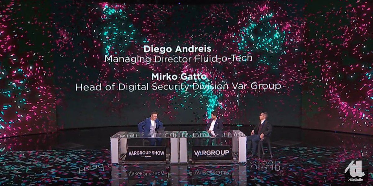 "Using technology to rethink the purpose and role of components within the systems, creating new business models". <a href="/Diego_Andreis/">Diego Andreis</a> #VarGroupShow <a href="/VarGroup/">Var Group</a> #powertheflow <a href="/DigitalicMag/">Digitalic</a> digitalic.it/var-group-show