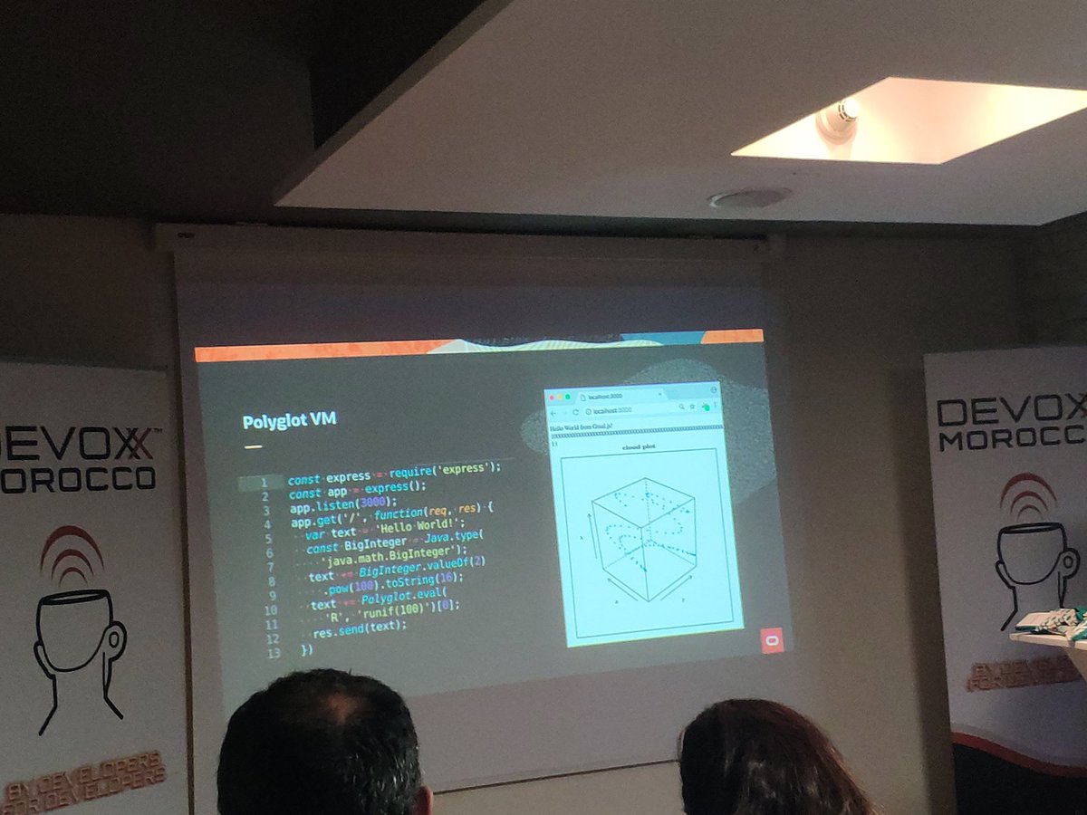 irishshagua's tweet image. Great talk about @graalvm from @ezzarghili to finish off #DevoxxMA. I am absolutely gulping down the Graal coolade at this stage ... 😁

Oh and #FreeSocks too... 🤣💪