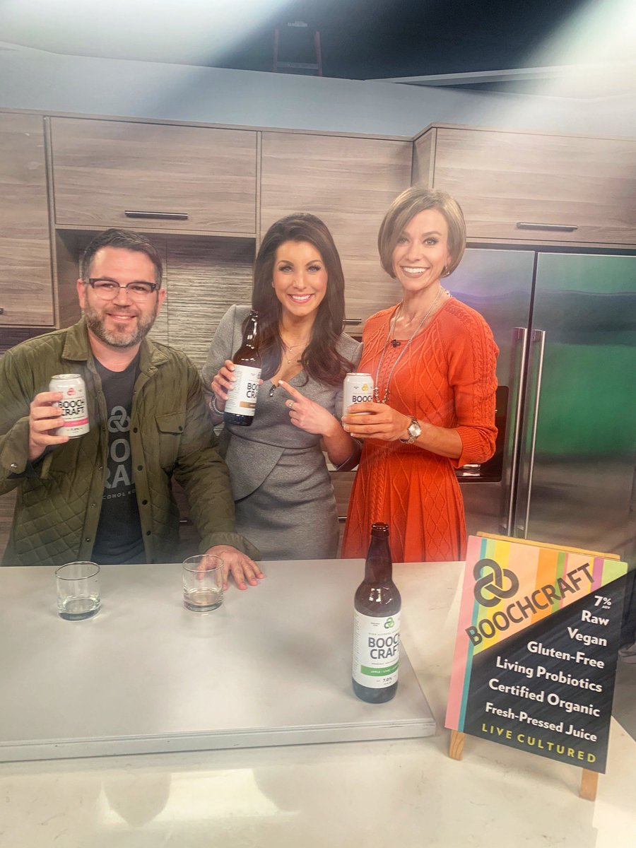 SamBoik's tweet photo. New to Colorado! @Boochcraft #kombucha boasts a high flavor profile and high alcohol content! Organic✅ Gluten-free✅ Raw✅ Vegan✅ Delish✅✅✅ Thanks Brandon! @KDVR @MeaganFOX31 https://t.co/HyAjW51Njy