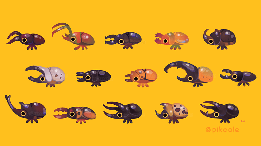pikaole's tweet photo. 🦏Rhino and Stag🦌 https://t.co/GQsBOCU0kP