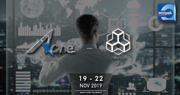 Obvious_Tech's tweet image. 🗓[J-5 !]🗓
▪At @Milipol_Paris, we will present our security solution #OODA, an intuitive 3D interface.
▪Au salon @Milipol_Paris, nous présenterons notre solution de sécurité #OODA, avec une interface intuitive 3D. 
#Milipol #Milipol2019 #technologies #Security #safety