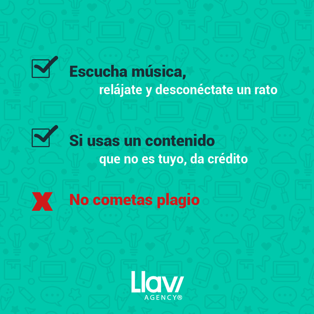 llaviagency's tweet photo. A todos nos ha abandonado la musa creativa aunque sea una vez 😔 y cuando esto pasa no debemos cometer el error de apropiarnos de contenidos e ideas que no nos pertenecen y menos sin dar crédito ❌ https://t.co/5ti6NxoGrj