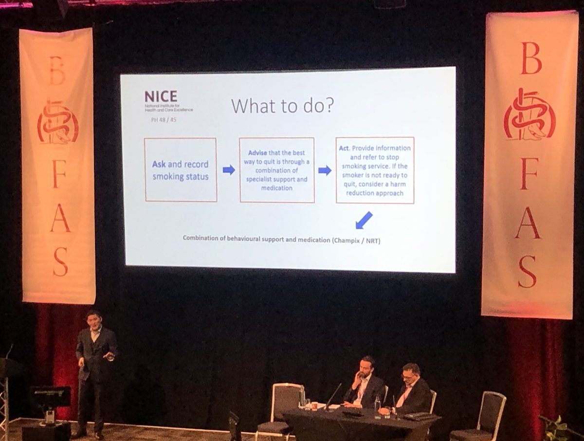 BOFAS_UK's tweet photo. Smoking in Foot &amp; Ankle Surgery.  Brilliant lecture by @BOFAS new Treasurer Mr. Hiro Tanaka. #BOFAS2019 https://t.co/q3VWzCizp5