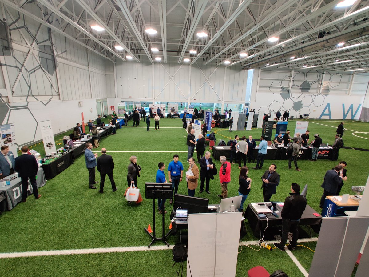 Busy day at the #IoT Showcase <a href="/CityBrampton/">City of Brampton</a> <a href="/RICCentre/">RIC Centre</a>