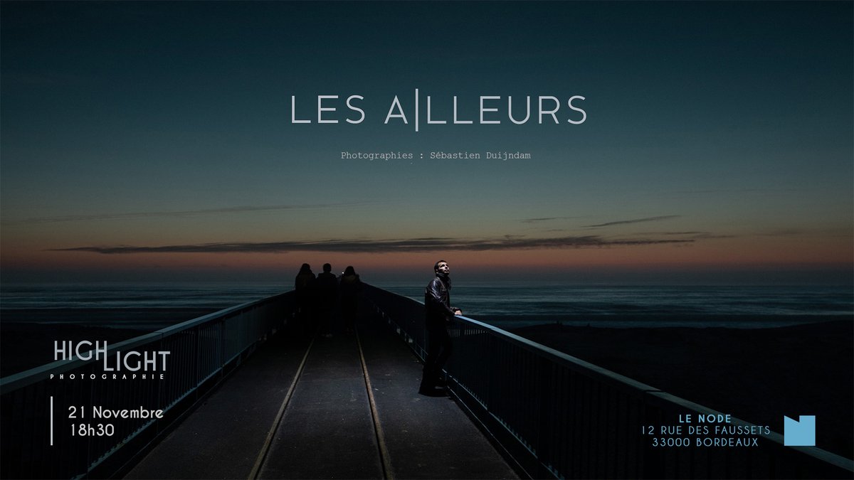 Le Node Bordeaux (@bxnode) on Twitter photo HIGHLIGHT #4 | Sebastien Duijndam vous présente son exposition "Les Ailleurs" 📸
📆 Le jeudi 21 Nov. à 18h30
📍 Au <a href="/bxnode/">Le Node Bordeaux</a>, rue des Faussets
Venez échanger et prendre un verre avec l'artiste, découvrir ses photos, la bande-annonce de son documentaire et des extraits exclusifs ! HIGHLIGHT #4 | Sebastien Duijndam vous présente son exposition "Les Ailleurs" 📸
📆 Le jeudi 21 Nov. à 18h30
📍 Au <a href="/bxnode/">Le Node Bordeaux</a>, rue des Faussets
Venez échanger et prendre un verre avec l'artiste, découvrir ses photos, la bande-annonce de son documentaire et des extraits exclusifs !