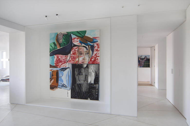 KPConstruction_'s tweet photo. Apartment as a canvas.  Artworks incorporated in the design. Effect of uninterrupted space, clear air and light. #art #light #space #apartment @Space4Architecture (S4A) https://t.co/lI1awtxsWR