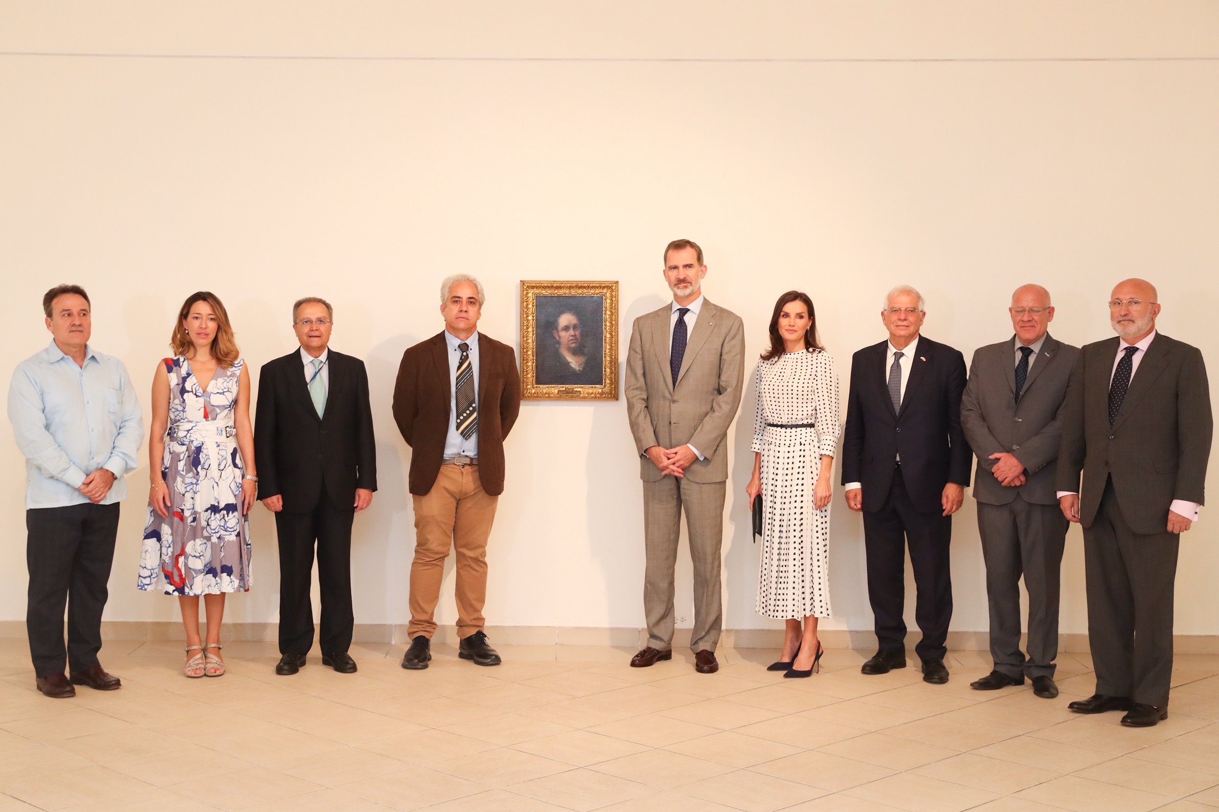 King and Queen of Spain visit National Museum of Fine Arts 