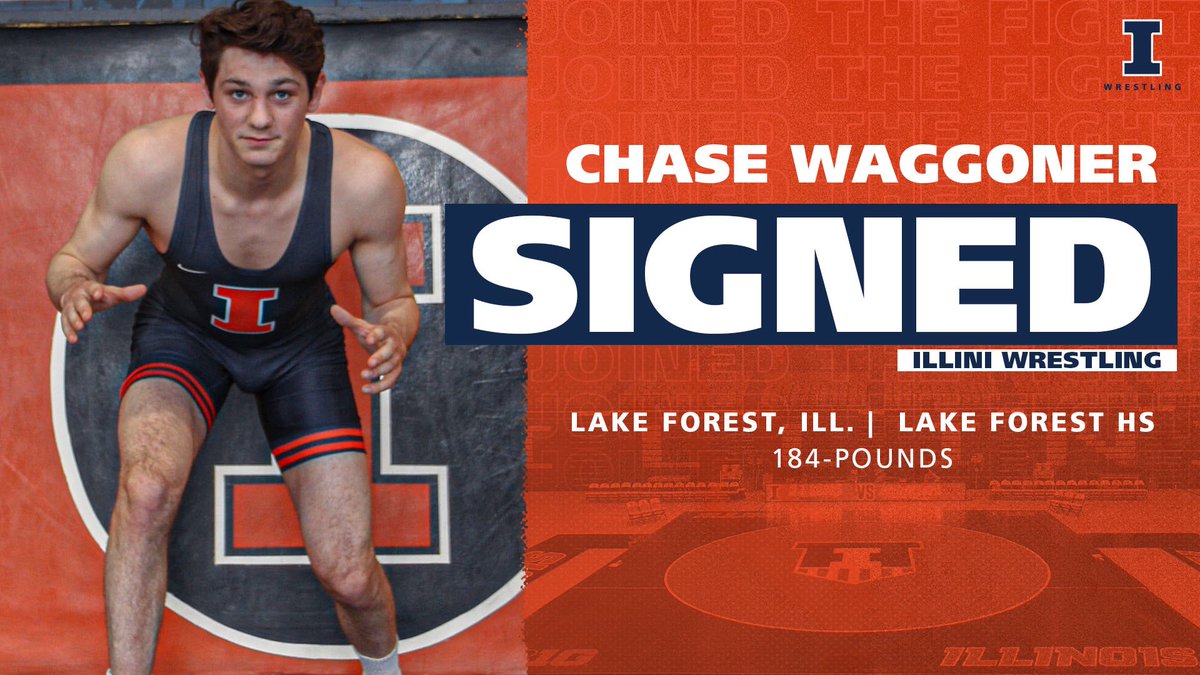 IlliniWrestling's tweet image. Welcome to the #Illini, Chase Waggoner!

Waggoner placed eighth at 170-pounds in Class 2A at the 2019 IHSA State Championships 🤜

#JointheFight 🔶🔷