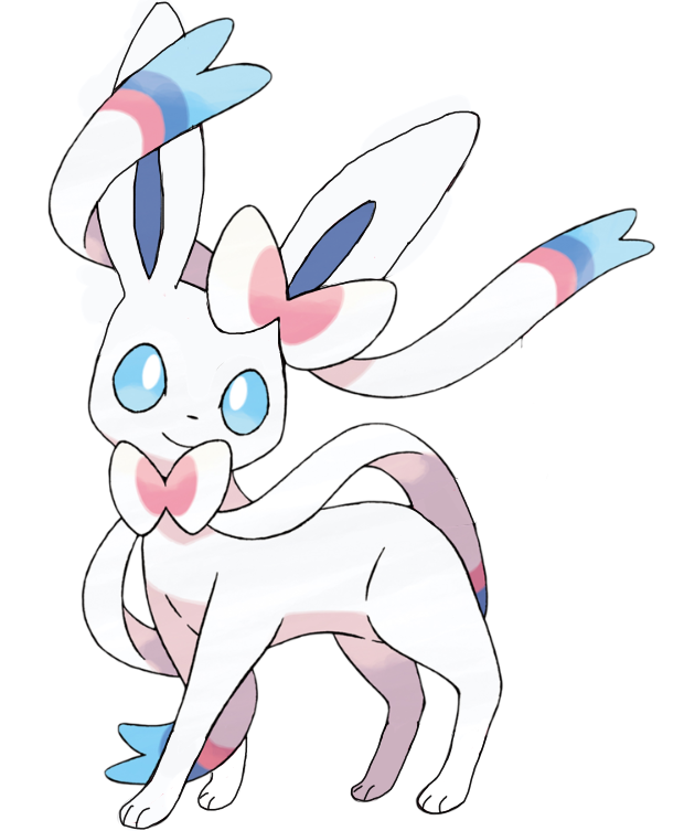 Making your favorite characters bald! on Twitter: "Sylveon (Pokemon) h...