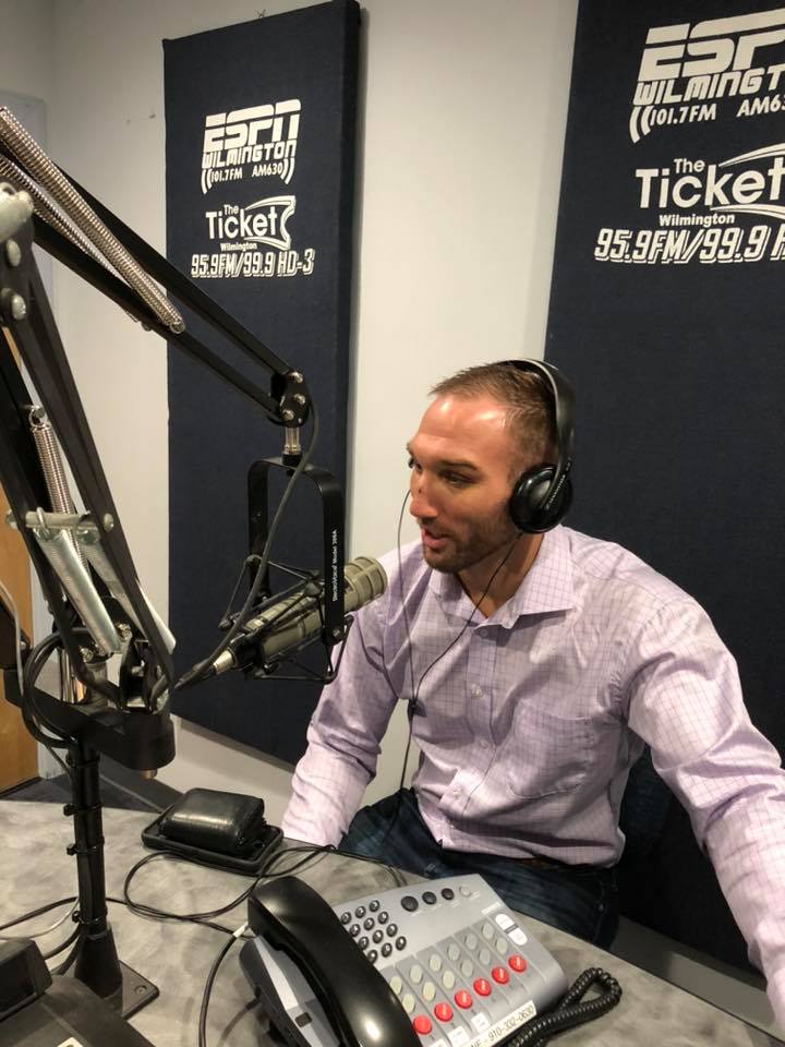 Thanks to MMA fighter John Salter for stopping by the Slack on Sports studio today.