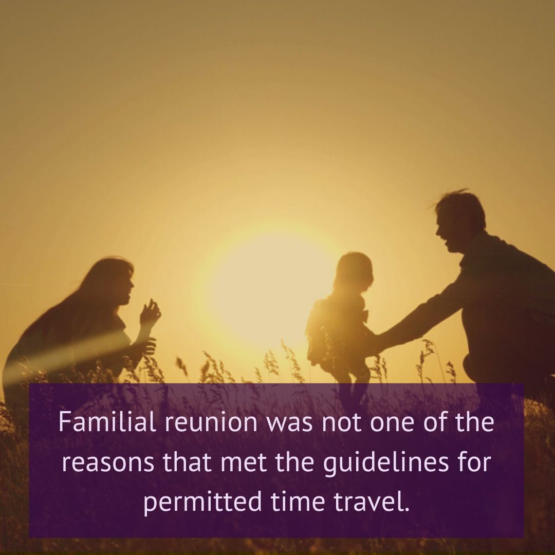 Shockingly, Jennifer Hero gets permission to return to her husband and family. It was unprecedented as the familial reunion was not one of the reasons that met the guidelines for permitted time travel. markkingstonlevin.com