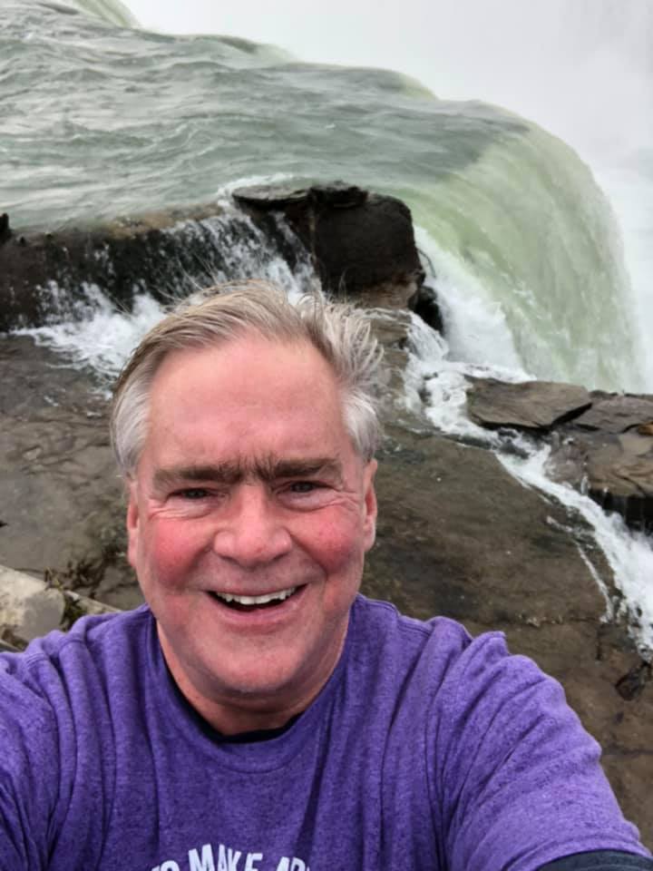 AlphaFriend's tweet photo. #TBT to last weekend, when Daniel Grimm did his Alpha-1 Virtual Walk, with support from family and friends, in Niagara Falls! They started on the American side of the falls and ended on the Canadian side! #Alpha1Awareness #VW19 https://t.co/T44qBVv5Ht