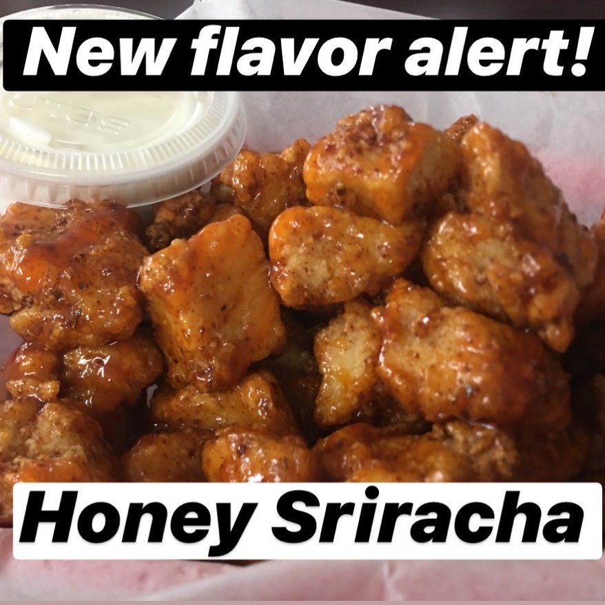 Panichellis_Piz's tweet photo. Try our NEW Honey Sriracha sauce on our wings or our homemade chicken bites. It is soo good! 

https://t.co/0IcWJehRUk https://t.co/PPJTyJXTMG