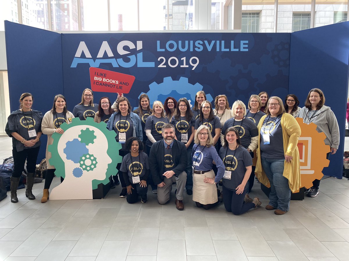 #ALLibraries #AASL19 #thisismves
Alabama School Librarians represent at the National Conference!! 🎉📚😍