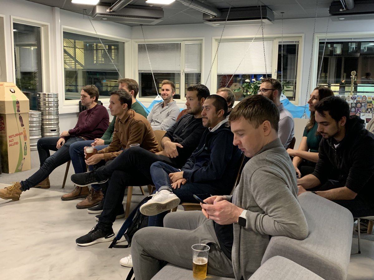 Just kicked off Cocoaheads #50 at the @PexipInc offices! 🍻