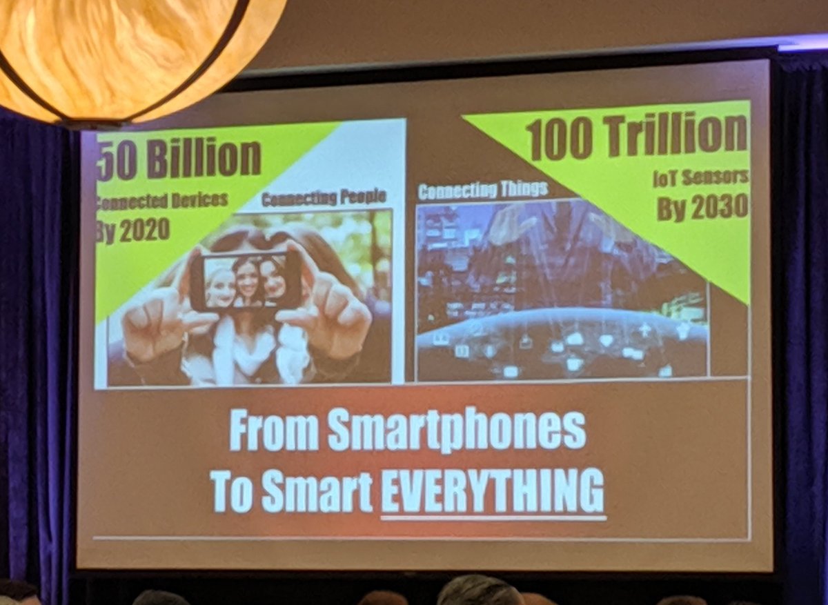 APEX_WebTech's tweet image. "We are going from 50 billion connected devices on 2020 to over 100 trillion by 2030" -- @CKsays
#IAsym