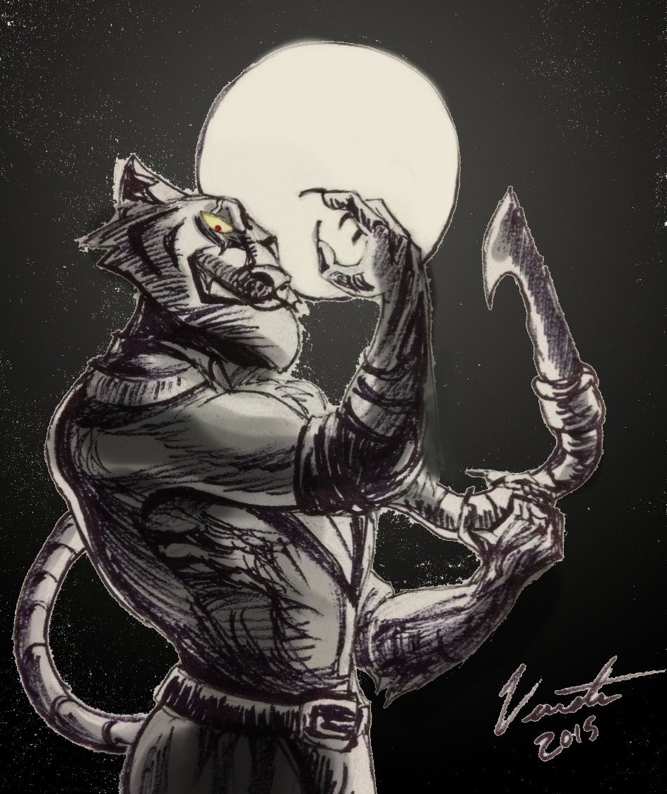 Throwback Thursday to one of my first inktobers in 2015. My OC, Borslav, the villainous Pirate captain. #ThrowbackThursday #art #sketch #tiger #moonlight #pirate #piratecaptain #drawing #OC #originalcharacter #cartoon #inktober #inktober2015 #Villainous