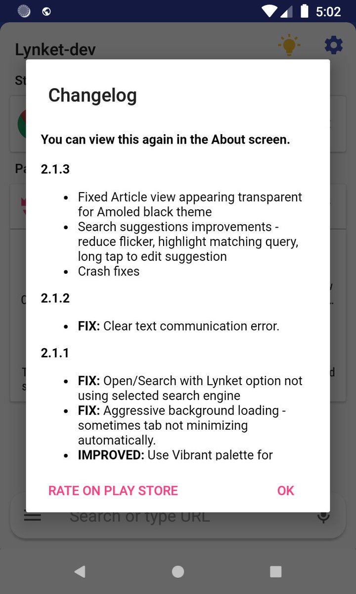 LynketApp's tweet photo. Lynket 2.1.3 rolling out on Play Store

https://t.co/X447pDrCrg https://t.co/hzZiqOw445