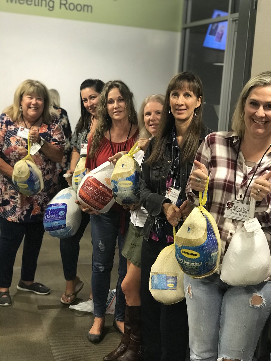 LTlov collected turkeys during our November meeting.  So grateful for this giving community!