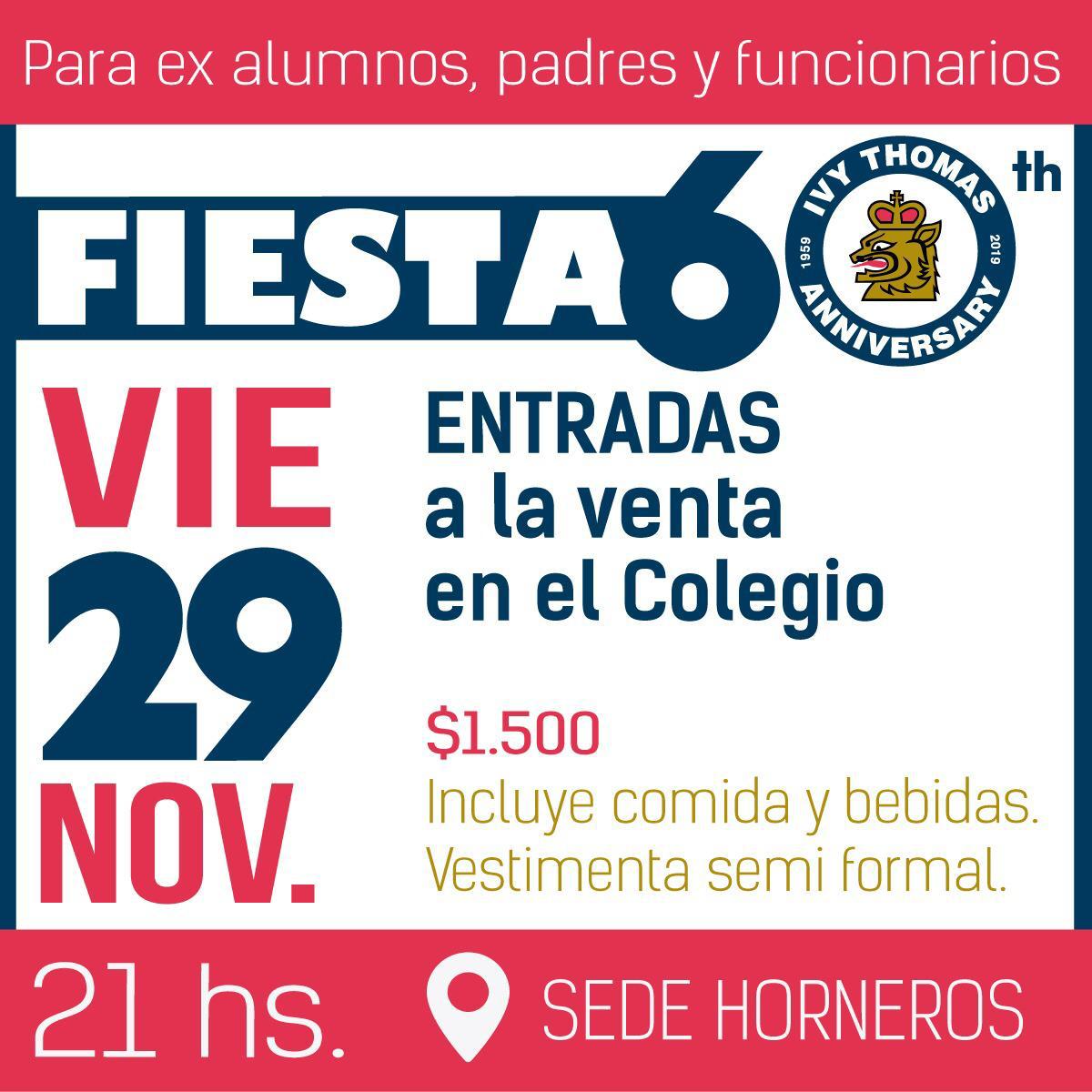 animadoresivy's tweet photo. Se vienen los #60IvyThomas y los esperamos para festejar juntos!! https://t.co/HNhleYYLxk