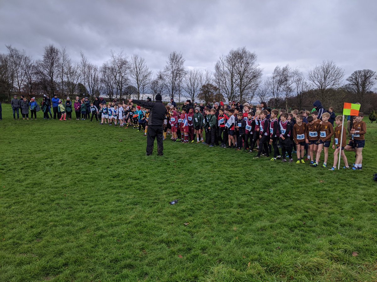 Ashbridge_Sport's tweet photo. PHOTO - A selection of brave year 5 and 6 pupils battled the elements this afternoon showing true grit and determination. They all represented the school with pride at the North West Cross Country Championships at @StonyhurstSMH #TeamAshbridge #AshbridgeSport https://t.co/GDV8KwaITB