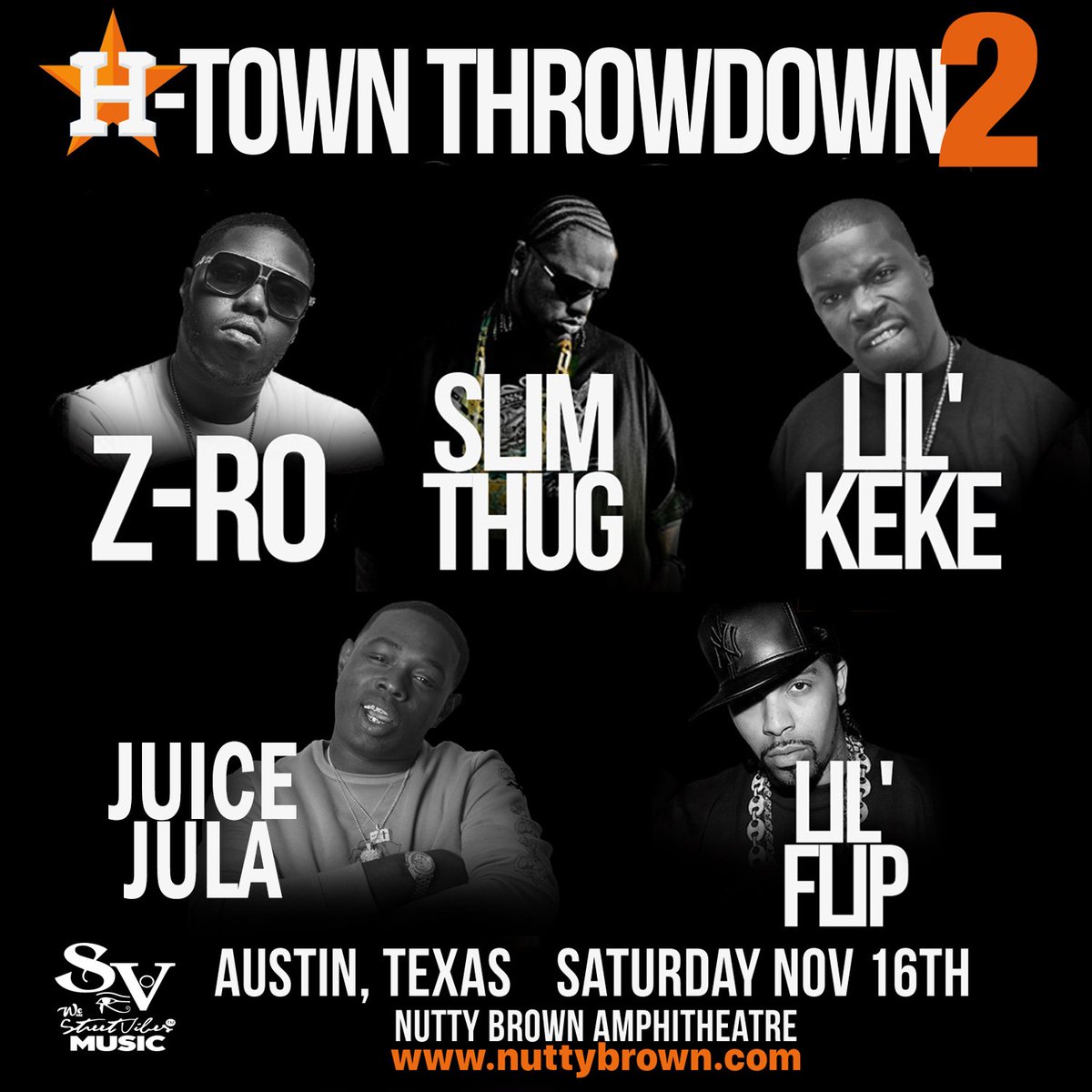 juicej_ula's tweet image. H-Town Throwdown 2
SATURDAY NOV 16TH

Austin, Texas

Don&apos;t missed it out!
#wearestreetvibes

NOV 16 SATURDAY at AUSTIN TEXAS