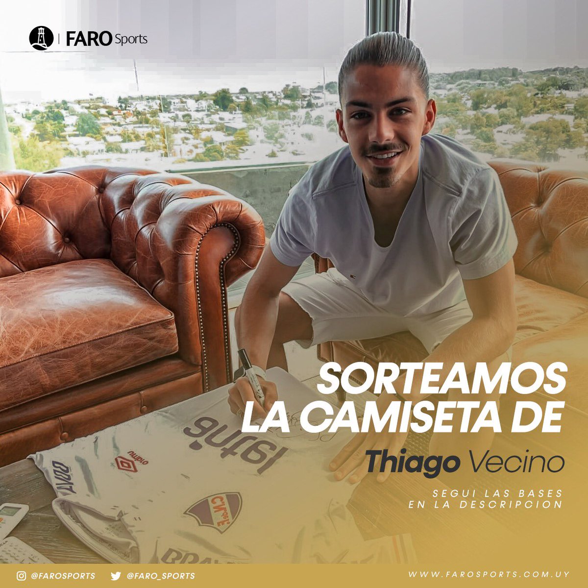 ⚠️Atención⚠️Sorteamos la camiseta oficial de <a href="/Nacional/">Nacional</a> firmada por <a href="/ThiagoVecino/">Thiago vecino</a> ⚽️
📌Entre todos quienes nos sigan y den RT a este TW partir de ahora🔥
📌Sorteo: Domingo 17/11 13:00🔥
#Clásico #Clausura2019 #FaroSports 🔵⚪️🔴